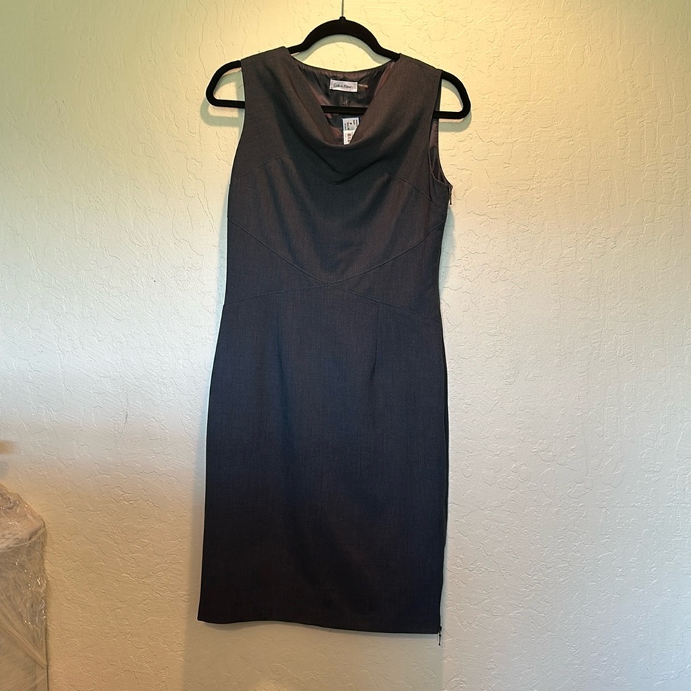 Calvin Klein Gray Dress Size 8